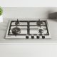Candy CHG6BF4WEX Acciaio inox Da incasso 59 cm Gas 4 Fornello(i) 6