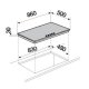 Schock Silver PC90 AV Nero Da incasso 86 cm Gas 5 Fornello(i) 3