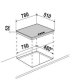 Schock PC78 Bridge Nero Da incasso 78 cm Piano cottura a induzione 4 Fornello(i) 3