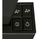 Whirlpool AKR750GK Semintegrato (semincassato) Nero 304 m³/h 3