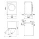 Smeg LB2T102IT lavatrice Caricamento frontale 10 kg 1200 Giri/min Bianco 3