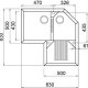 Elleci Tekno Corner Lavello montato su piano Angolo Granitek 3