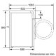 Bosch Serie 6 WAU24T5XES lavatrice Caricamento frontale 9 kg 1200 Giri/min Acciaio inox 8