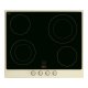 Smeg P864PO piano cottura Crema Da incasso 60 cm Ceramica 4 Fornello(i) 3