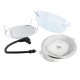 Electrolux 4055245825 accessorio e componente per forno Nero, Acciaio inox, Trasparente Vetro, Acciaio inox Set per cottura a vapore 3