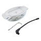 Electrolux 4055245825 accessorio e componente per forno Nero, Acciaio inox, Trasparente Vetro, Acciaio inox Set per cottura a vapore 4