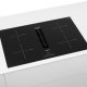 Bosch PIE811B15E piano cottura Nero Da incasso 80 cm Piano cottura a induzione 4 Fornello(i) Cappa da incasso 4