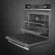 Smeg Linea SO6101S2N forno 68 L 3000 W Nero 5