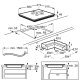 AEG IKB64443IB Nero Da incasso 60 cm Piano cottura a induzione 4 Fornello(i) 9