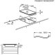 AEG IKE42600KB Nero Da incasso 36 cm Piano cottura a induzione 2 Fornello(i) 10