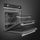 Smeg Linea SOP6101S2N forno 68 L 3000 W Nero 9