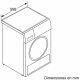 Bosch WTN85200ES asciugatrice Libera installazione Caricamento frontale 7 kg Bianco 10