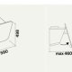 Falmec Tab Fasteel 60 Cappa aspirante a parete Cromo 800 m³/h 3