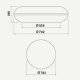 Falmec Loop Sospeso Acciaio inox 600 m³/h 3