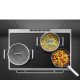 Smeg CG90IXT9 cucina Elettrico Piano cottura a induzione Acciaio inox 9