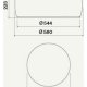 Falmec Soffio Sospeso Bianco 600 m³/h 5