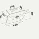 Falmec Prisma Cappa aspirante a parete Nero 800 m³/h A 5