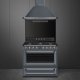 Smeg TR90GR cucina Elettrico Gas Grigio 3