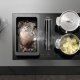 Miele KMDA 7476 FL Nero Da incasso 80 cm Piano cottura a induzione 4 Fornello(i) Cappa da incasso 5