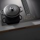 Miele KMDA 7476 FL Nero Da incasso 80 cm Piano cottura a induzione 4 Fornello(i) Cappa da incasso 7