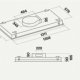 Falmec Nuvola 140 Integrato a soffitto Acciaio inox 800 m³/h 3