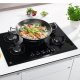 Electrolux PVN75FUOV Nero Da incasso 75 cm Gas 5 Fornello(i) 8