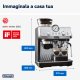 De’Longhi Dedica Arte La Specialista Arte - Macchina per Caffè in chicchi Manuale, Montalatte manuale, 1400W, Metal Black (EC9155.MB) 8