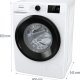 Gorenje WNEI 86 APS lavatrice Caricamento frontale 8 kg 1600 Giri/min Bianco 11