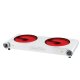 KitchenAid HPV240 piano cottura Bianco Superficie piana Piastra sigillata 2 Fornello(i) 4