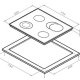 Bompani BO283TB/E piano cottura Nero, Acciaio inox Da incasso Ceramica 4 Fornello(i) 3