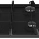 Beko HIBG64125SB piano cottura Nero Da incasso 61 cm Gas 4 Fornello(i) 4