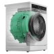 Grundig GWN 39230 R lavatrice Caricamento frontale 9 kg 1400 Giri/min Bianco 4