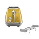 De’Longhi Icona Capitals 2 fetta/e 900 W Giallo 3