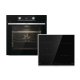 Gorenje Einbaubackofen-Set OptiBake Black Steam Pyro Set set di elettrodomestici da cucina Piano cottura a induzione Forno elettrico 5
