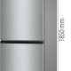 Gorenje NRK61CAXL4 Libera installazione 326 L Grigio, Acciaio inox, Grigio scuro 10