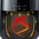Steba HF 5000 XL Singolo 5,2 L Indipendente 1800 W Friggitrice ad aria calda Nero 8
