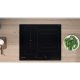 Indesit IB 44Q60 NE Nero Da incasso 59 cm Piano cottura a induzione 3 Fornello(i) 5