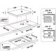 Whirlpool WB S5560 NE piano cottura Nero Da incasso 60 cm Piano cottura a induzione 3 Fornello(i) 12