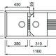 Elleci Tekno 500 Lavello montato su piano Rettangolare Granitek 3