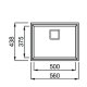 Elleci Karisma 105 Sottotop Lavello sottopiano Rettangolare Keratek plus 3