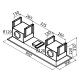 Foster Modular Trio Integrato a soffitto Bianco 850 m³/h 4