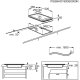 AEG ITE42600KB Piano cottura ad induzione CrystalLine 36 cm 16