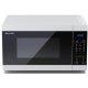 Sharp YC-MG81E-W forno a microonde Nero, Bianco Microonde con grill Superficie piana 28 L 900 W 3