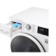LG F84DV3UTNWT lavasciuga Libera installazione Caricamento frontale Bianco E 4