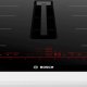 Bosch Serie 8 PXX895GA7 piano cottura Nero Da incasso 80 cm Piano cottura a induzione 4 Fornello(i) Cappa da incasso 5