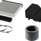 Neff D64BBE1N0 + Z51DXI1X4 Cappa aspirante a parete Acciaio inox 605 m³/h 6