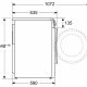 Bosch Serie 6 WNA1441XES lavasciuga Libera installazione Caricamento frontale Acciaio inox E 3
