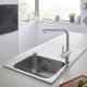 GROHE К500 Lavello montato su piano Rettangolare Acciaio inox 4