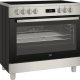 Beko GM17300GXNS cucina Elettrico Ceramica Nero, Acciaio inox 3