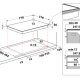 KitchenAid KHIMS 41177 Nero Da incasso 77 cm Piano cottura a induzione 4 Fornello(i) 4